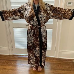 Diamond Tea silky bath robe